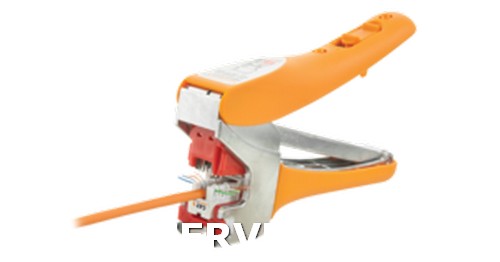 Инструмент NIKOMAX для быстрой заделки коммутационных модулей-вставок типа Keystone системы Fast Ter