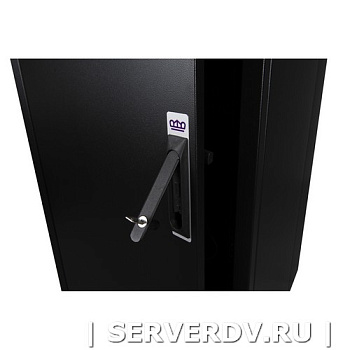 Шкаф напольный, телекоммуникационный 19", 36U 600х600, передняя дверь металл, задняя стенка сплошная, металл, черный (DR-710401), Datarex