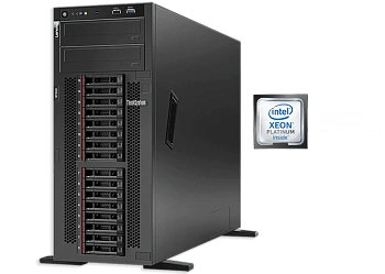 Сервер Lenovo ThinkSystem ST550,  1xIntel Xeon Silver 4210R 10C 2.4GHz 100W,  1x16GB 2Rx8,  ThinkSystem RAID 9350-8i 2GB Flash PCIe 12Gb Adapter,   1x