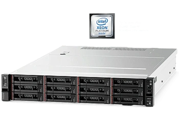 Сервер Lenovo SR550 Xeon Silver 4208 (8C 2.1GHz 11MB Cache/85W) 16GB 2933MHz (1x16GB, 2Rx8 RDIMM), O/B 3.5" HS (8), 5350-8i, 1x750W, XCC Enterprise, T