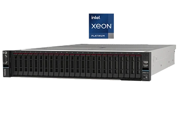 Сервер Lenovo SR650 V3 Xeon Silver 4410Y (12C 2.0GHz 30MB Cache/150W), 64 GB (1x64GB, 4800MHz 2Rx4 DDR5 RDIMM), No Backplane, No RAID, 1x1100W Titaniu