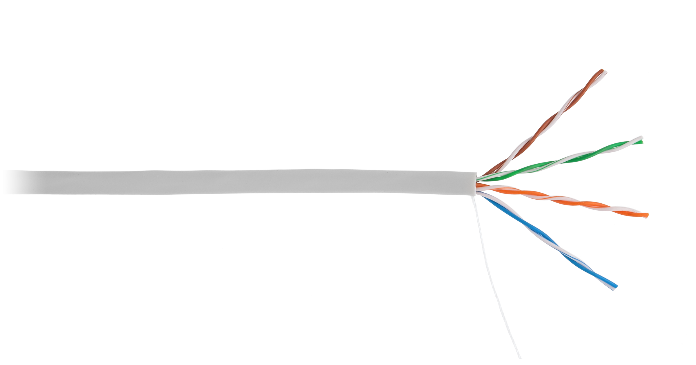 Кабель NETLAN U/UTP 4 пары, Кат.5e, 100МГц, одножильный, CCA (омедненный алюминий), внутренний, PVC нг(B), синий, 305м