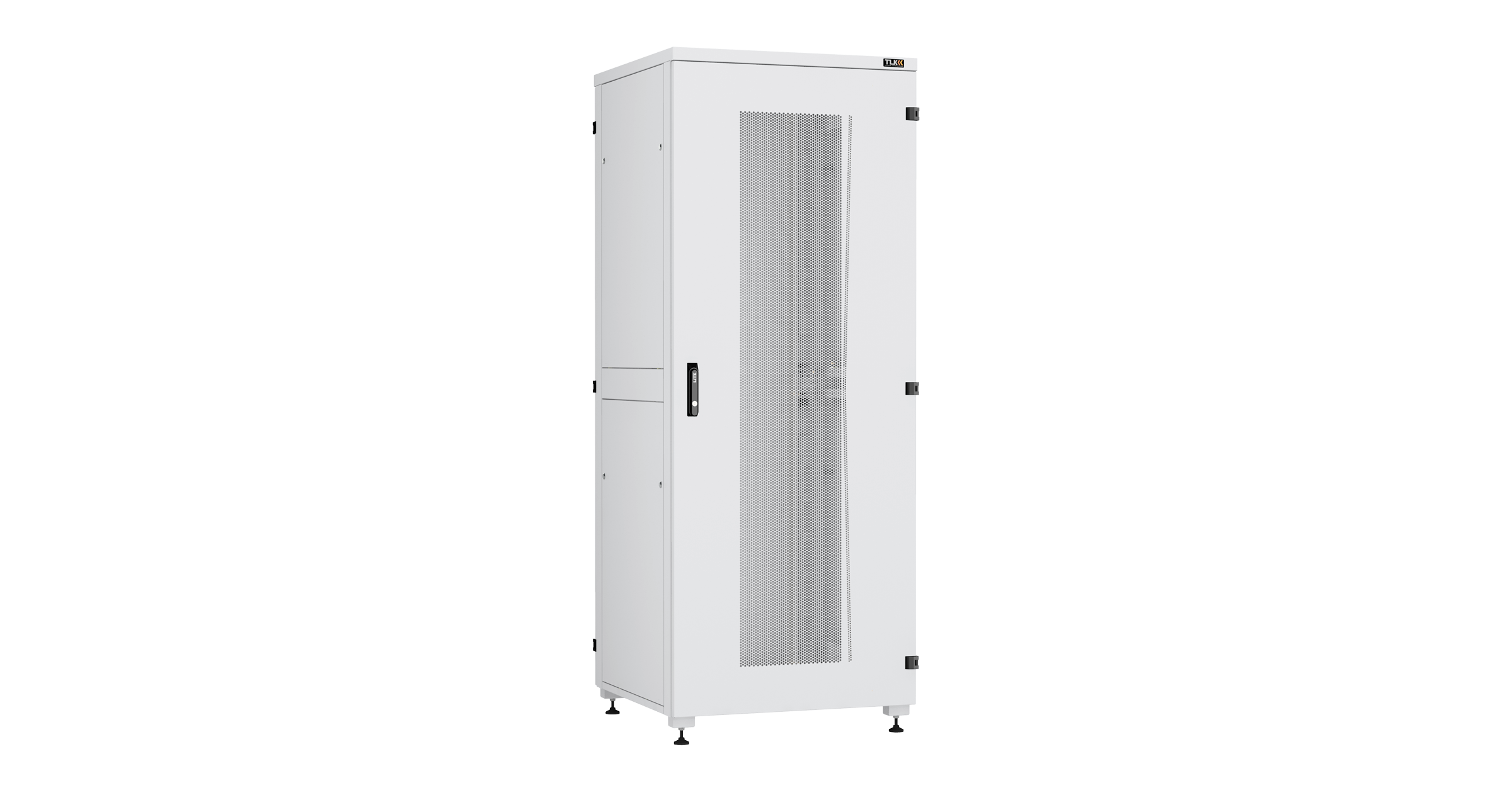 Напольный шкаф серии Lite II 19", 42U, перфорированная дверь, цельнометаллические двухуровневые стенки и задняя дверь, Ш800хВ2042хГ800мм, в разобранно
