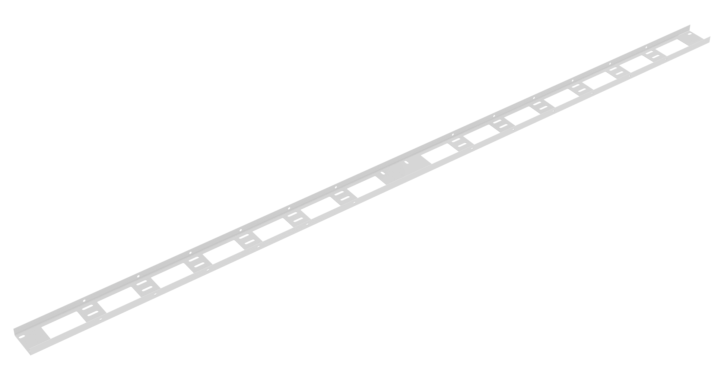 Органайзер кабельный вертикальный, 47U, для шкафов серий TFI-R, Ш75хВ2020хГ20мм, металлический, с крепежом, цвет серый