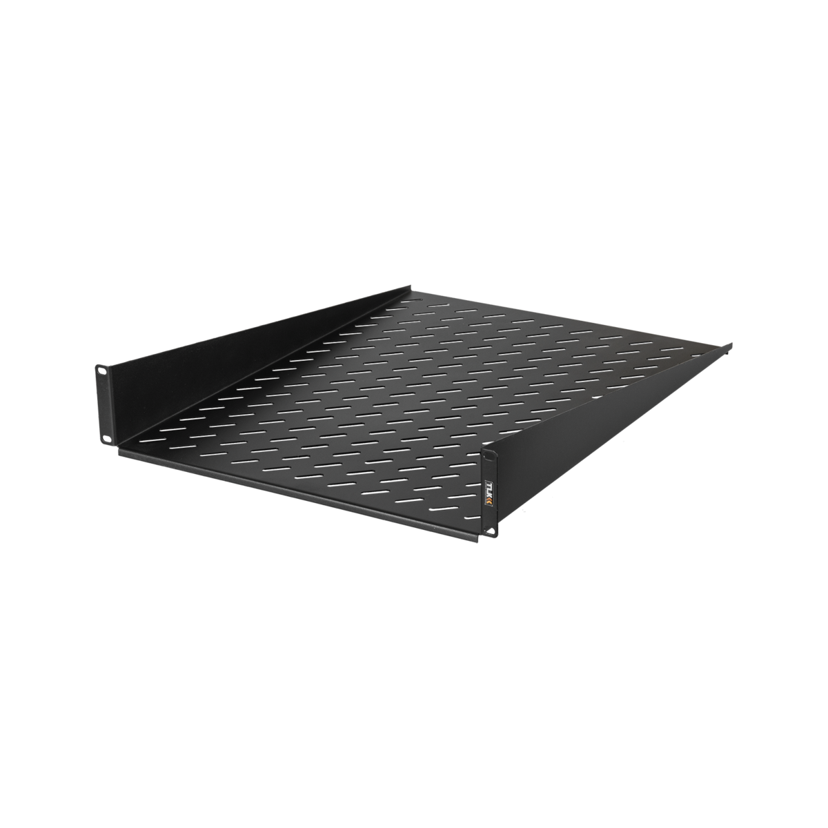 Полка фронтальная TLK, 19", 2U, глубиной 600мм, крепеж в комплекте, черная, TLK, TLK-SHFR-600-BK , гарантия 1 год