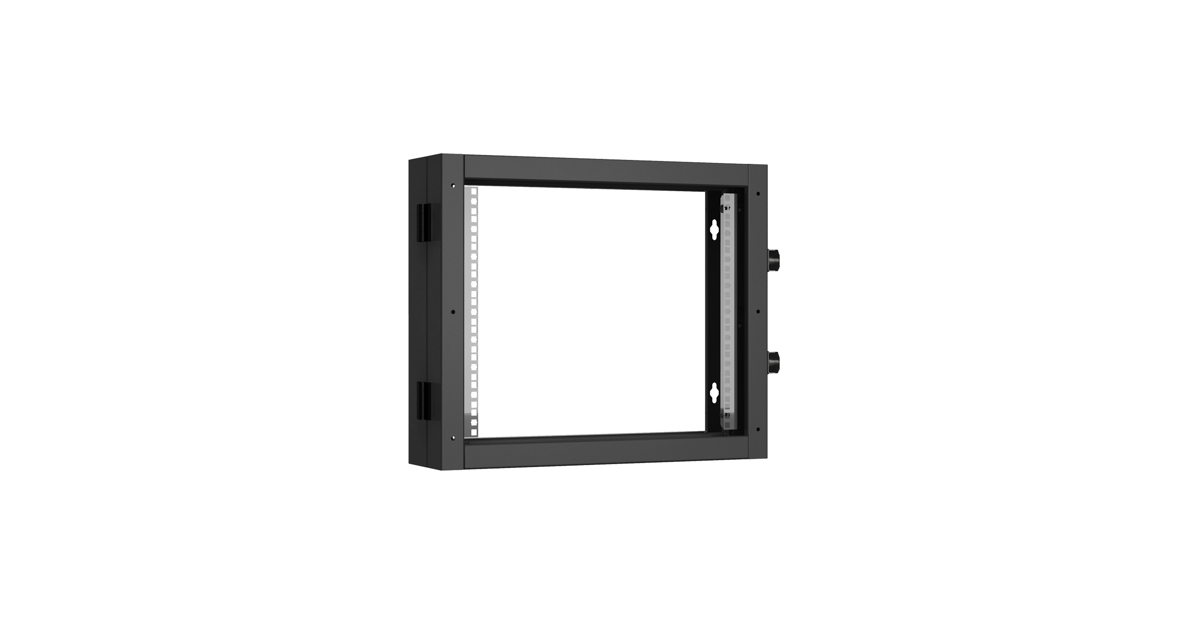Пристенная поворотная секция TLK 19", 9U, Ш600хВ503хГ156мм, 1 пары L-образных монтажных направляющих, черный RAL 9005.