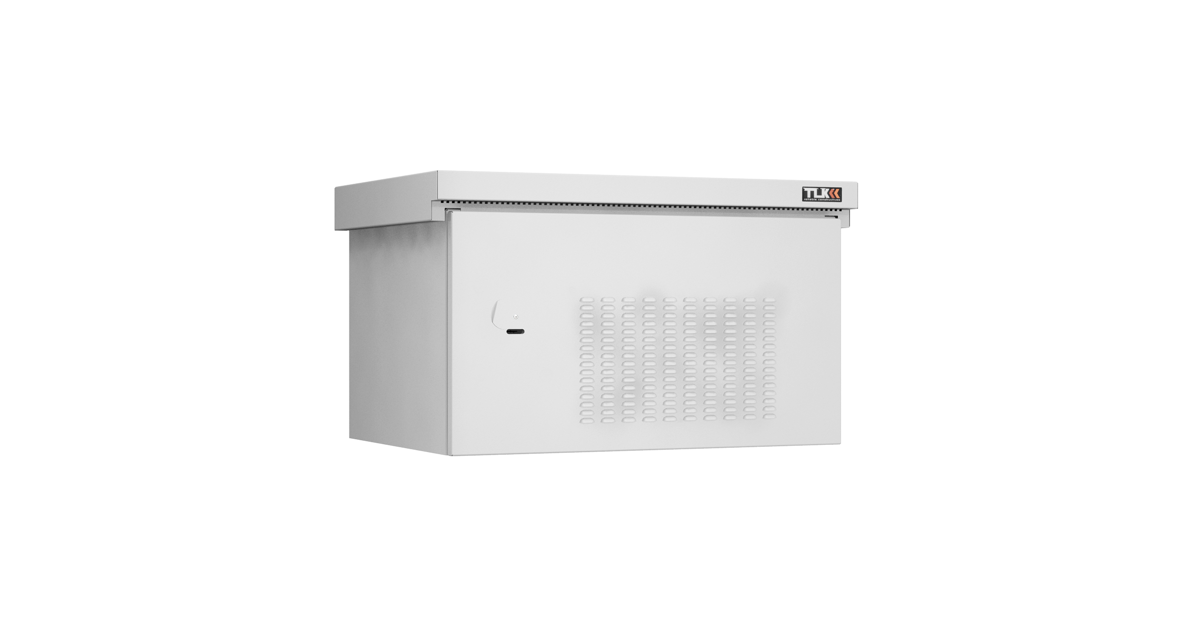 Шкаф настенный климатический TWK-068256-M-GY-KIT01, Lite, IP55, Ш821хВ****Г566 мм, цвет серый, муар, RAL 7035, комплектация: монтажные направляющие -2